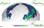 The NASA ICESat-2 Boreal Biomass map from 2020 maps boreal forest biomass, which is almost entirely within the high northern latitude data gap not sampled by NASA’s GEDI aboard the International Space Station.